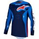 Foto 1 de CAMISETA ALPINESTARS RACER HUNT STRONG BLUE DEEP BLUE FIRE RED