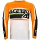 Foto 2 de CAMISETA JUNIOR ACERBIS MX LINEAR KID NEGRO  NARANJA (0026678.313)