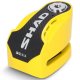 Foto 1 de CANDADO DISCO SHAD CON ALARMA SC61A AMARILLO PIN 6mm