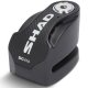 Foto 1 de CANDADO DISCO SHAD CON ALARMA SC61A NEGRO PIN 6mm