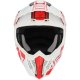 Foto 2 de CASCO ACERBIS AIRSTRIKE-C BLANCO  ROJO (0026832.239)