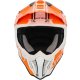 Foto 2 de CASCO ACERBIS AIRSTRIKE-C NARANJA  BLANCO (0026832.203)