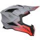 Foto 4 de CASCO ACERBIS AIRSTRIKE-X GRIS  ROJO (0026905.295)