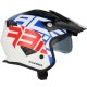 Foto 4 de CASCO ACERBIS JET ARIA GRAPHIC BLANCOAZULROJO