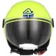 Foto 2 de CASCO ACERBIS JET BREZZA AMARILLO FLUOR