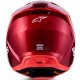 Foto 5 de CASCO ALPINESTARS S-M3 RADIUM RED MOT RED FL WHITE GL