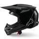 Foto 3 de CASCO ALPINESTARS S-M3 SOLID BLACK GLOSSY