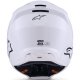 Foto 5 de CASCO ALPINESTARS S-M3 SOLID WHITE GLOSSY
