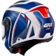 Foto 5 de CASCO GIVI X26 SQUARE BLANCO BRILLOAZULROJO