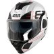 Foto 1 de CASCO GIVI X36 VERTIGO BLANCO BRILLONEGROROJO