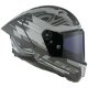 Foto 4 de CASCO LS2 FF805 THUNDER GP AERO POLAR 2206 NEGRO MATE