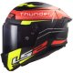 Foto 3 de CASCO LS2 FF805 THUNDER REPLICA ATTACK ROJO  AMARILLO H-V