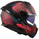 Foto 4 de CASCO LS2 FF808 STREAM II 2206 JUNGLE NEGRO MATE  ROSA  AZUL