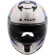 Foto 2 de CASCO LS2 FF808 STREAM II 2206 VINTAGE BLANCO  AZUL  ROJO