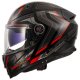 Foto 3 de CASCO LS2 FF811 VECTOR II ALIZER 2206 NEGRO  ROJO