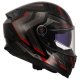 Foto 4 de CASCO LS2 FF811 VECTOR II ALIZER 2206 NEGRO  ROJO