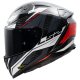 Foto 3 de CASCO LS2 FF811 VECTOR II CARBON SAVAGE 2206 BLANCO  ROJO  GRIS