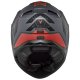 Foto 4 de CASCO LS2 FF811 VECTOR II SPLITTER TITANIO MATE  ROJO