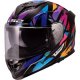 Foto 1 de CASCO LS2 FF818 STORM III KAOS BLACK PURPLE BLUE