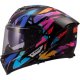 Foto 3 de CASCO LS2 FF818 STORM III KAOS BLACK PURPLE BLUE