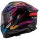 Foto 6 de CASCO LS2 FF818 STORM III KAOS BLACK PURPLE BLUE