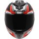 Foto 2 de CASCO LS2 FF820 RAPID III HYPER NEGRO  ROJO