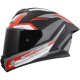 Foto 3 de CASCO LS2 FF820 RAPID III HYPER NEGRO  ROJO