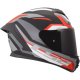 Foto 4 de CASCO LS2 FF820 RAPID III HYPER NEGRO  ROJO