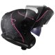 Foto 3 de CASCO LS2 FF908 STROBE II 2206 LUX NEGRO MATE  ROSA