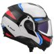 Foto 4 de CASCO LS2 FF910 ADVANT II TRIPLE BLANCO  AZUL  ROJO