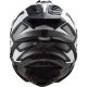 Foto 4 de CASCO LS2 MX701 EXPLORER ALTER NEGRO MATE  BLANCO