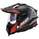 Foto 3 de CASCO LS2 MX701 EXPLORER HEXA NEGRO  ROJO  GRIS