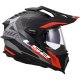 Foto 4 de CASCO LS2 MX701 EXPLORER HEXA NEGRO  ROJO  GRIS