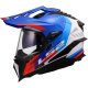 Foto 3 de CASCO LS2 MX701 EXPLORER HEXA BLANCO  AZUL  ROJO
