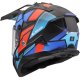 Foto 6 de CASCO LS2 MX702 PIONEER II BLOCK NEGRO  ROJO  AZUL