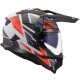 Foto 4 de CASCO LS2 MX702 PIONEER II BLOCK GRIS  ROJO