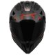 Foto 2 de CASCO LS2 MX702 PIONEER II CRAZY 2206 NEGRO  ROJO