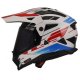 Foto 3 de CASCO LS2 MX702 PIONEER II NAMIB 2206 BLANCO  AZUL  ROJO