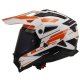 Foto 3 de CASCO LS2 MX702 PIONEER II NAMIB 2206 BLANCO  NARANJA
