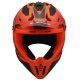 Foto 2 de CASCO LS2 MX708 FAST II DUCK 2206 NARANJA H-V  ROJO