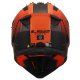 Foto 4 de CASCO LS2 MX708 FAST II DUCK 2206 NARANJA H-V  ROJO