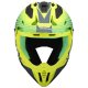 Foto 2 de CASCO LS2 MX708 FAST II DUCK 2206 VERDE H-V  AMARILLO H-V