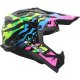Foto 4 de CASCO LS2 MX708 FAST II GROTESK AZUL  ROSA  VERDE