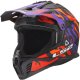 Foto 1 de CASCO LS2 MX708 FAST II GROTESK MORADO  NARANJA