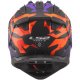 Foto 5 de CASCO LS2 MX708 FAST II GROTESK MORADO  NARANJA
