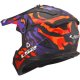 Foto 6 de CASCO LS2 MX708 FAST II GROTESK MORADO  NARANJA