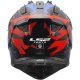 Foto 5 de CASCO LS2 MX708 FAST II GROTESK BLANCO  AZUL  ROJO