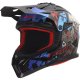 Foto 1 de CASCO LS2 MX708 FAST II ZOMBIE II NEGRO  ROJO  AZUL