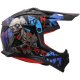 Foto 4 de CASCO LS2 MX708 FAST II ZOMBIE II NEGRO  ROJO  AZUL
