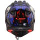 Foto 5 de CASCO LS2 MX708 FAST II ZOMBIE II NEGRO  ROJO  AZUL
